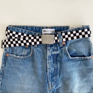 Brandy Melville checkered belt